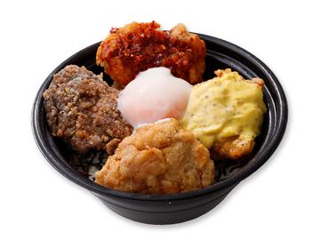 特盛から揚げ丼  Special karaage donburi (fried rice bowl)