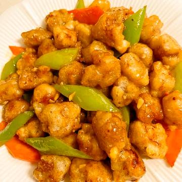 31.ピーマンと豚肉の唐揚げ炒め(溜肉段)