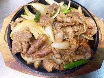 牛バラ焼肉鉄板焼き