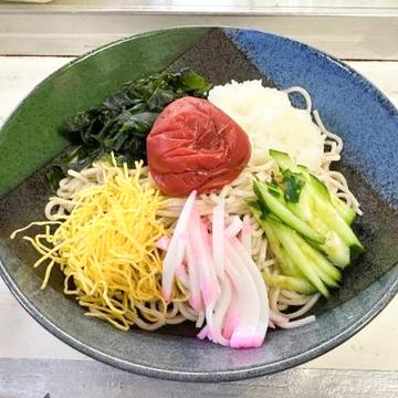 冷やし梅おろしそば