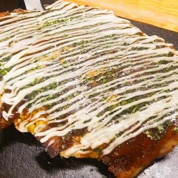 えびキムチ玉お好み焼