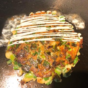 ねぎ焼すじ(半マヨ)