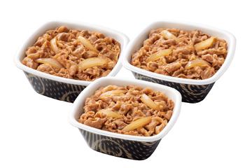 牛丼(並盛)3個セット