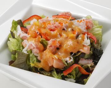 板前 海の幸サラダ~特製すりおろし野菜ドレッシング~