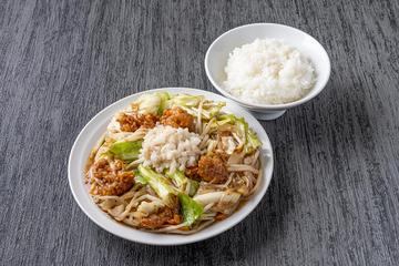 肉野菜炒め定食 ～醤油味～