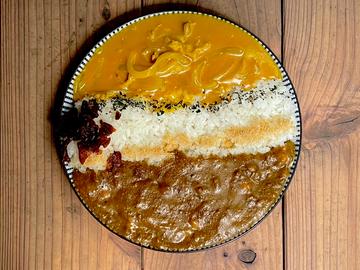 あいがけカレーライス