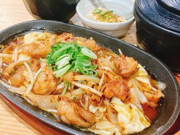 【人気NO.2】国産ホルモン鉄板焼き定食