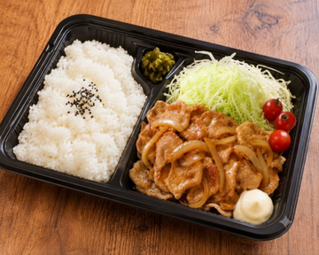 しょうが焼き弁当(肉大盛) / Ginger Pork Bento (Large)