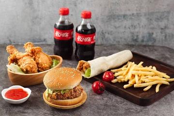 【25%割引】 チキンバーガー+ポテトフライ+コカ・コーラ