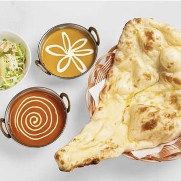 ダブルカレーナンセット double curry naan set