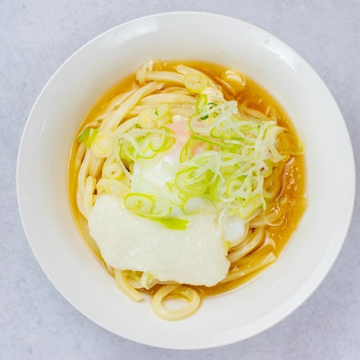 大盛り半玉とろろうどん (冷)