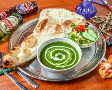 ほうれん草チキンカレーセット Chicken Sag Curry set