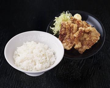豚のから揚げ・ライスセット