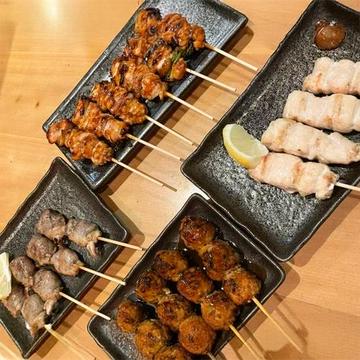 やきとりの盛り合わせ5種類×4本