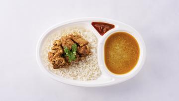 1カレーセット(カレー1種、インディアンライスのセット)