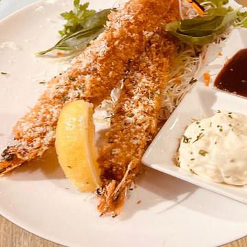 大海老フライ2本定食【ライス・サラダ付き】