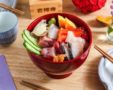 豪華 海鮮丼 特上 Gorgeous Seafood Bowl Supreme