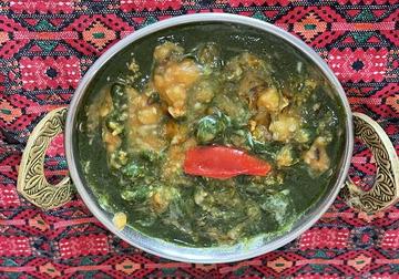 ほうれん草豆ダルカレー sag dal curry