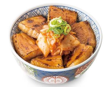 キムチ豚バラ丼〈並〉Kimchi Pork Belly Bowl