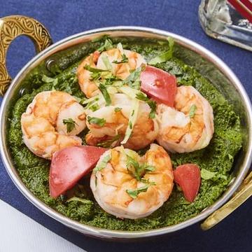 サグプラウン Saag Prawn