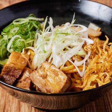 究極の極太濃厚カレー油そば Ultimate Thick Thick Curry Abura Soba