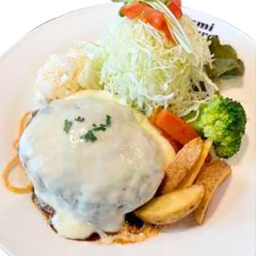 チーズハンバーグプレート【200g】ご飯 並盛