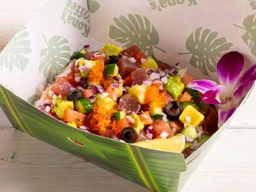 アヒポキライスボウル Ahi Poke Rice Bowl.