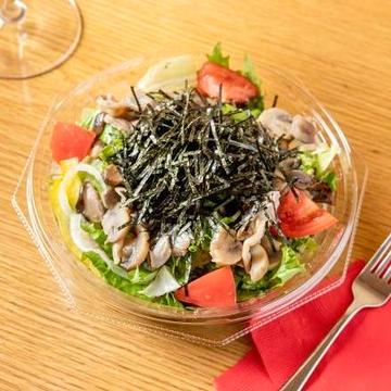 キノコと海苔の和風サラダ