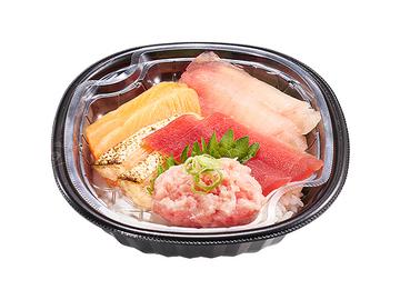 まぐろサーモン丼