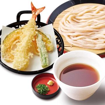 ざるうどん 天ぷら盛り（3種）セット