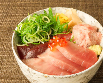 葱と味わう 鮪ざんまい丼