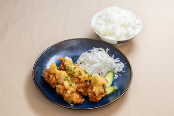 から揚げおろしポン酢定食