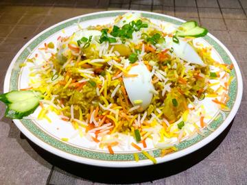プラウンビリヤニ Prawn Biryani