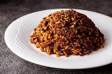 黒角煮炒飯