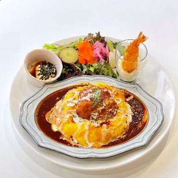 飲めるハンバーグオムライス弁当