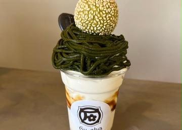抹茶モンブランソフト
