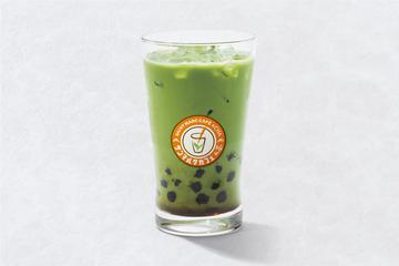 黒糖タピオカ抹茶ラテ