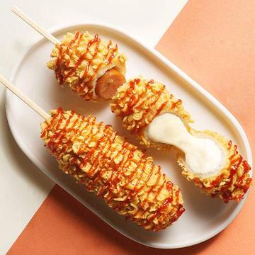ラーメンチーズハーフホットドッグ Ramen Cheese Half Hot Dog