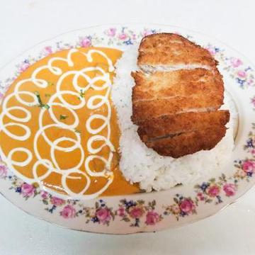 トンカツカレーライス Pork Cutlet Curry Rice