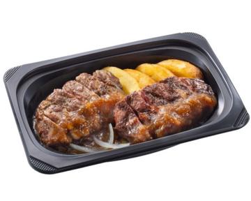 (おかず)ラウンドステーキ約120g＆みすじステーキ約100g