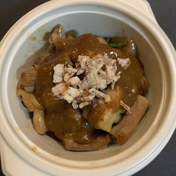 ホルモンだけ炒め カレー味