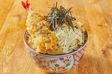 ★エビ天ぶっかけそば