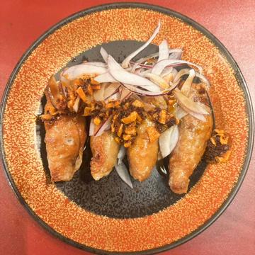 鳥皮餃子