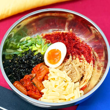 キムチとチーズの韓国風まぜそば