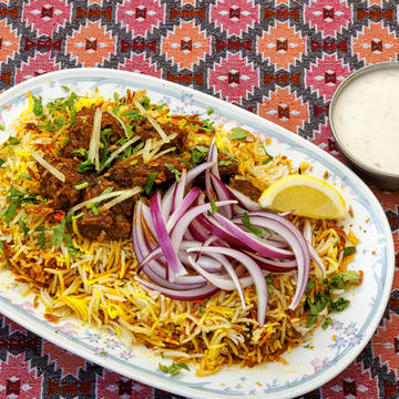 マトンビリヤニ(ライタ付) Mutton Biryani