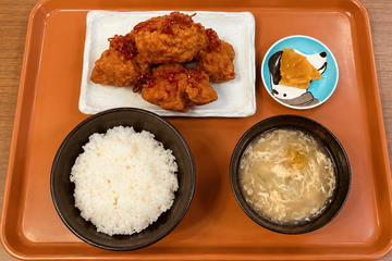 辛激唐揚げ(5個)定食
