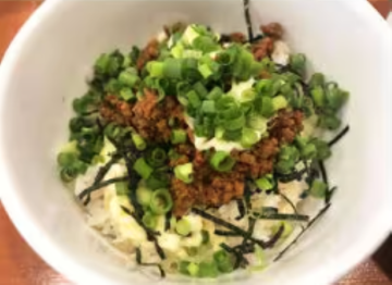 ねぎそぼろごはん普通盛り