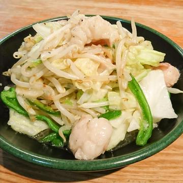もつ野菜炒め