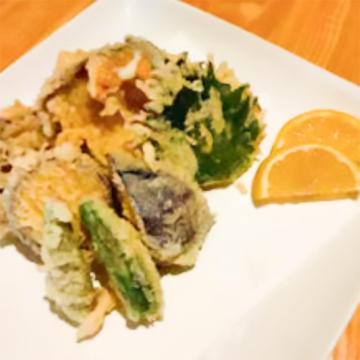 野菜天ぷら盛合せ