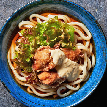 タルタルチキンの冷ぶっかけうどん(並) (タルタル・ぶっかけつゆ)≪2448≫